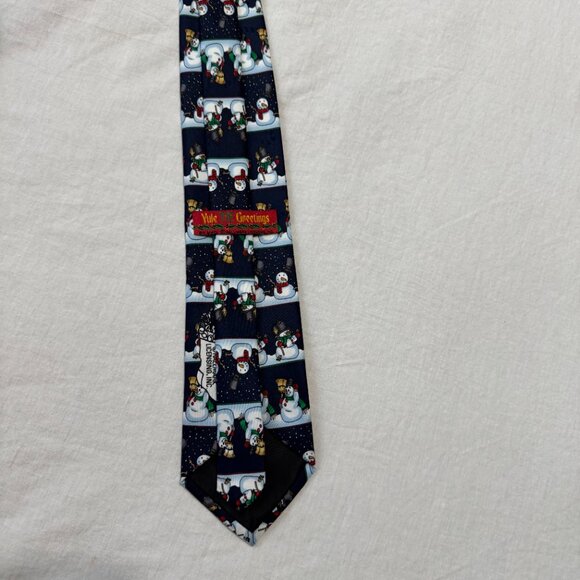 Vintage Hallmark Snowman Tie - Picture 5 of 5